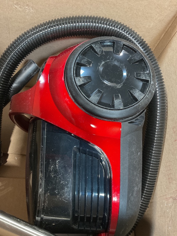 Photo 1 of **DIRTY** 1600W Canister Vacuum Cleaner, Bagless Vacuum Cleaner with 45kPa Strong Suction, 4L Large Dust Cup, Variable Speed Control, 5 Tools, Lightweight Canister Vacuum for Home, Pet, Carpet, Hard Floor
