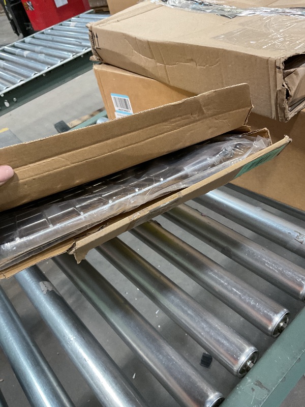 Photo 1 of ***DAMAGED (BENT)**** Serene Valley Sink Protector Grid 26-1/16" x 14-1/16", Centered Drain with Corner Radius 3-1/2", 304 Stainless Steel Material NLW2614C