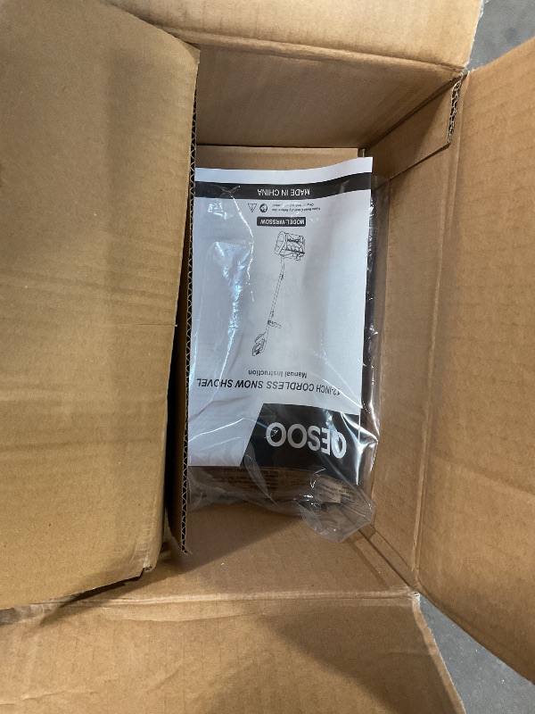 Photo 1 of 12-Inch Cordless Brushless Snow Shovel Compatible with DeWalt 20V/60V Battery(Tool Only) Electric Snow Blower with 23ft Throwing Distance, Adjustable Chute, Smart Control, LED Light for Driveway