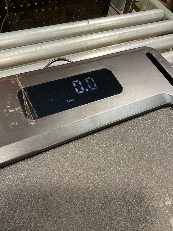 Photo 1 of **CHIP DAMAGE. DIRT**Bifanuo Walking Pad - Under Desk Treadmill for Home/Office, Portable with Remote Control LED Display - Ideal for Fitness Enthusiasts (TM008 Deep Black)