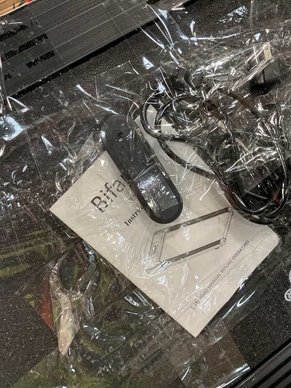 Photo 1 of **CHIP DAMAGE. DIRT**Bifanuo Walking Pad - Under Desk Treadmill for Home/Office, Portable with Remote Control LED Display - Ideal for Fitness Enthusiasts (TM008 Deep Black)