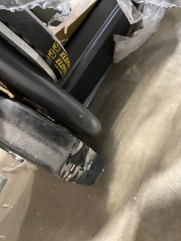 Photo 1 of **SELLING FOR PARTS. MAJOR DAMAGE TO ONE WHEEL**US Cargo Control Appliance Dolly Heavy Duty with Stair Climber & Kickback Wheels, 1,200 LBS Capacity, Industrial Appliance Hand Truck with Single Auto Recoil Strap System, Heavy Duty Steel Hand Truck