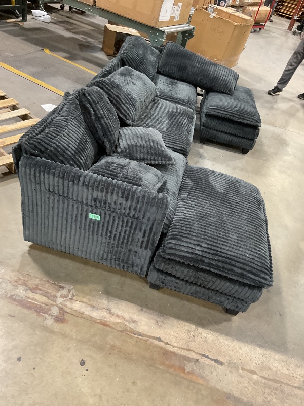 Photo 1 of **DIRT. ONE LEG LOOSE/BROKEN**Avenco Velvnoir Sofa and Sectional Sleeper Sofa for Living Room and Office