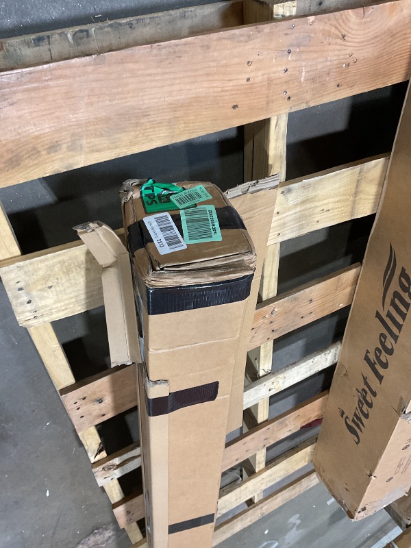 Photo 1 of **DIRTLIHONG Floor Rising Projector Screen Indoor & Outdoor 16:9 HD Portable Matte White Projection Screen for Long Standard Projector Fast Setup for Movies, Office Presentations & More (100 Inch/16:9)