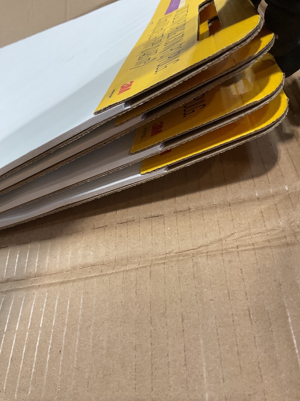 Photo 1 of **DIRT CREASES**Post-it Super Sticky Easel Pad, 25 in x 30 in, White, 30 Sheets/Pad, 4 Pads/Pack, Great for Virtual Teachers and Students (559 VAD 4PK)