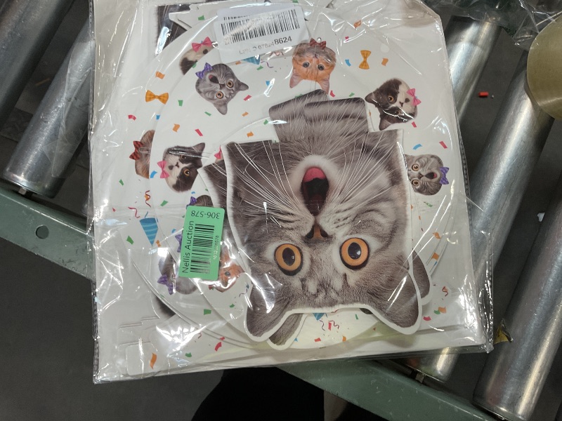 Photo 1 of 2 Pack Cat Cupcake Stand Birthday Party Decorations Supplies, Cat 3 Tier Cardboard Cupcake Stand Cup Cake Tower Display Dessert Holder Set for Birthday Party Decor Supplies Favors