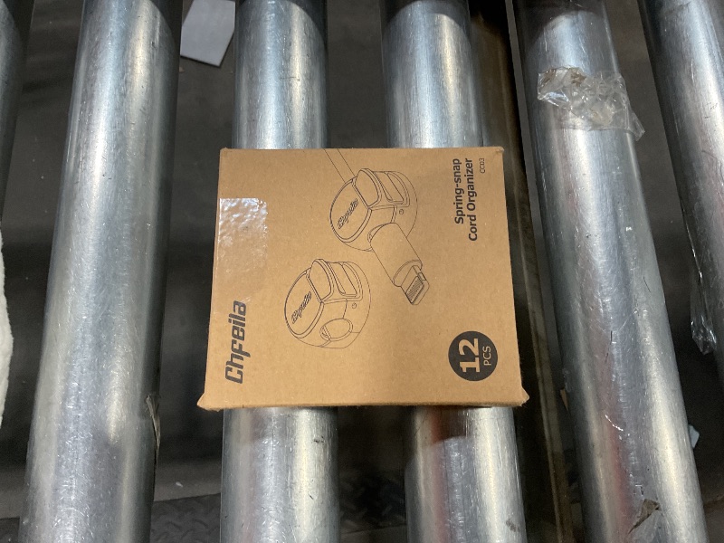 Photo 1 of 12Pack Cord Organizer [Dual Spring & Clasp, Max Secure] Cable Clips - Chfeila Cord Holder, Desk Cable Management, Adhesive Phone Charging Wire Holder for Nightstand/Car/Wall, Office Accessory - Black