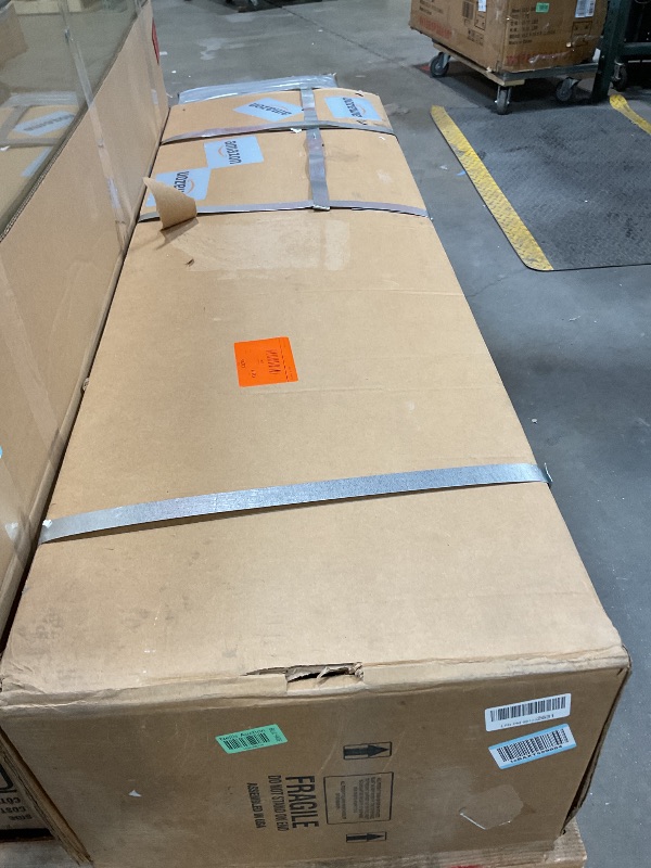 Photo 1 of **CORNER DENT DAMAGE**Bush Business Furniture Single Tier 2 Door Storage Locker with Keypad Locks, Office Furniture, Assure Collection, Platinum Gray