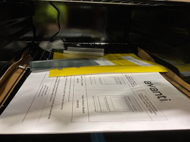 Photo 1 of **DIRT/SCRAPES FROM TRANSPORT **Avanti Electric Range Oven ELITE Series Compact Design, 2-Cu.Ft. Capacity with 4 Coil Burners, Framed Glass Oven Door, Storage Drawer and Broiler with Pan, 20-Inch, Stainless Steel