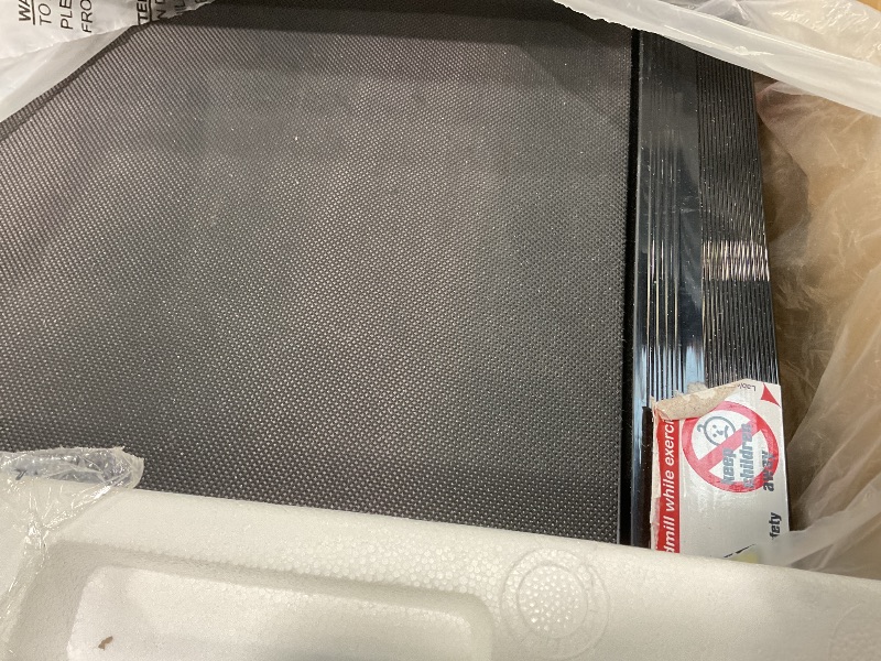 Photo 1 of **MINOR USE WEAR**TRAILVIBER Walking Pad Treadmill with 12% 9-Level Auto Incline, 450 lbs Capacity RGB LED Screen, Bluetooth Speaker Under Desk Treadmill, Compact Treadmills for Home Hiking, Black