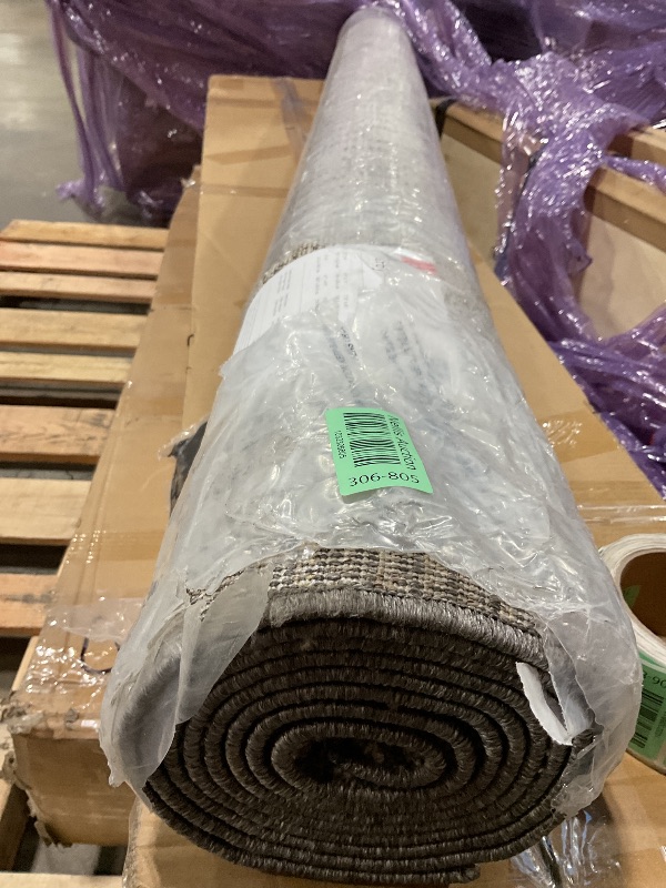 Photo 1 of **DIRT FROM TRANSPORT **Loloi Darby Collection DAR-04 Ivory/Stone 6'-7" x 9'-3" Area Rug