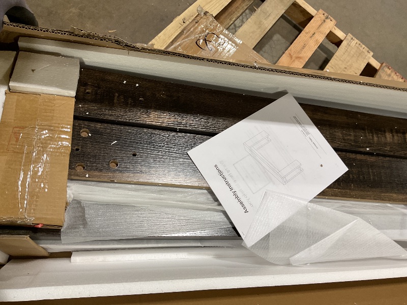 Photo 1 of **MINOR CHIP**Tribesigns 70.9-Inch Extra Long Console Table, Farmhouse Wood Sofa Table Behind Couch, Narrow Entryway Accent Table for Living Room, Hallway, Entrance, Foyer, Black