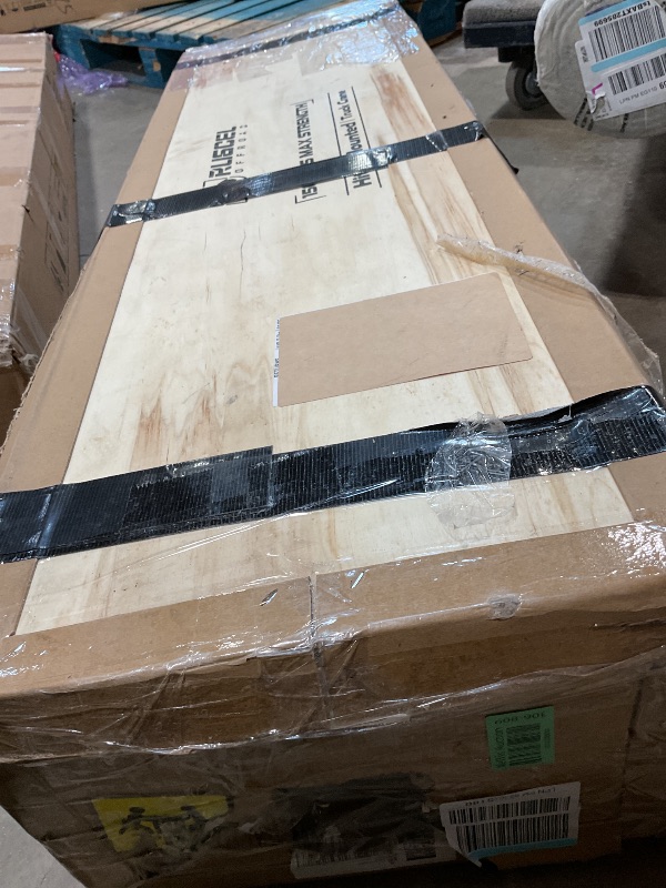 Photo 1 of **SCRAPES. DIRT**Rugcel 1500 lb Stretchable Receiver Hitch Mounted Hydraulic Swivel Pickup Truck Crane, with Three Boom Capacities of 750 lb, 1000 lb and 1500 lb (Hitch Crane 1500LB)