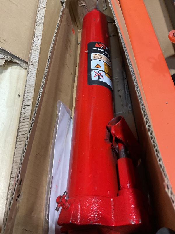 Photo 1 of **SCRAPES. DIRT**Rugcel 1500 lb Stretchable Receiver Hitch Mounted Hydraulic Swivel Pickup Truck Crane, with Three Boom Capacities of 750 lb, 1000 lb and 1500 lb (Hitch Crane 1500LB)