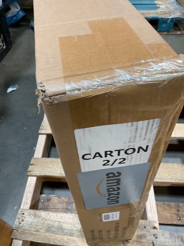 Photo 1 of **SELLING FOR PARTS AS PARTIAL SET. ONE OF TWO BOXES**DWVO 91.3" Double Dog Crate Furniture with Dog Feeder, Dog Kennel Furniture with Drawers, Indoor Dog House TV Stand with 2 Room Divider for 2 Medium Large Dogs, Brown