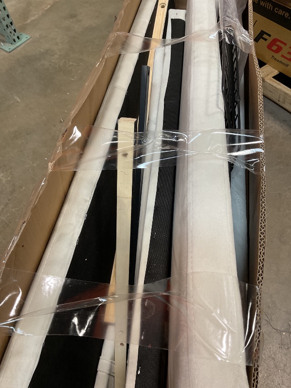 Photo 1 of **DIRT FROM TRANSPORT **GarveeHome Twin Daybed with Storage Drawers, Velvet Upholstered Corner Bed Frame with Headboard, Modern Kids Bed with Bed Rails for Living Room, Bedroom, Easy Assembly, Beige