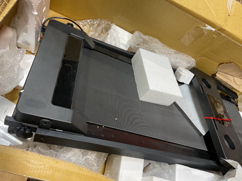 Photo 1 of **DIRT**Treadmill with Handles, 2025 Upgraded Small Treadmills Home, Portable Electric Treadmills for Home 300 lbs Capacity,Walking Pad Treadmill,Lightweight Folding Foldable Walking Pad with LED Display