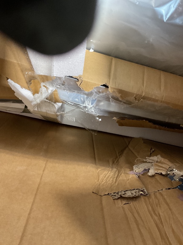 Photo 1 of **METAL FRAME IS BENT**GETPRO Shower Door Double Sliding 56-60 in. W x 72 in. H Semi-Frameless Bypasss Bathroom Glass Shower Sliding Doors,1/4 inch Clear Tempered Glass Door for Walk-in Shower Chrome Finish