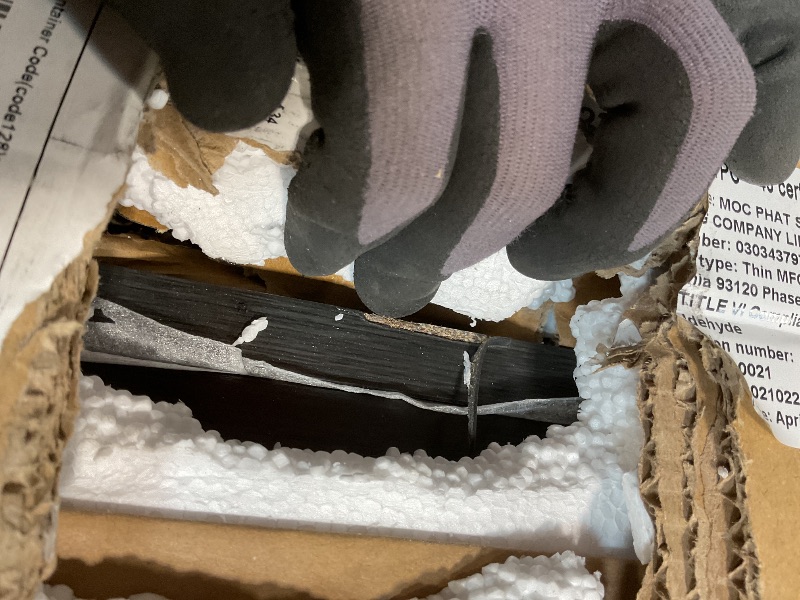 Photo 1 of **CHIP DAMAGE ON EDGE**Alpine Restaurant Trash Can Cabinet - Commercial Trash Can 40 Gallon, Garbage Receptacle Indoor with Tray Holder for Restaurants, Cafeterias (Espresso Black)