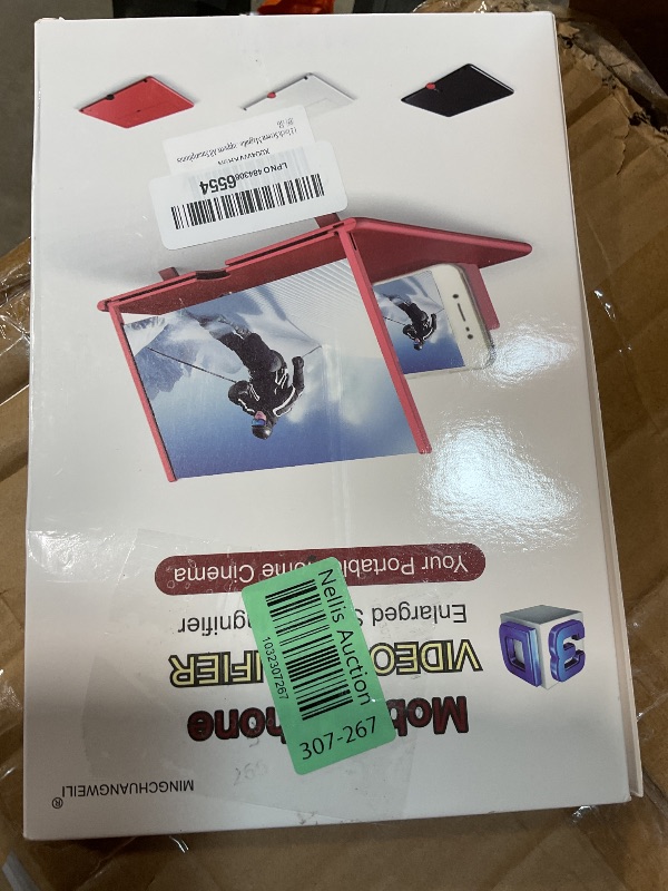 Photo 1 of 12 Inch Screen Magnifier for Cell Phone,3D HD Foldable Amplifier Phone for Movies, Videos, and Gaming,Foldable Cell Phone Stand with Screen Amplifier,Supports All Smartphones