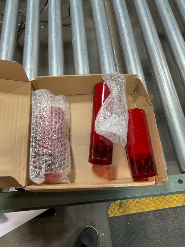 Photo 1 of ***3 OUT OF 5*** kakoya Flameless LED Candles with Timer 5 Pc Flickering Flameless Candles for Romantic Ambiance and Home Decoration Stable Acrylic Shell,with Embedded Star String?Battery Operated Candles?Red?