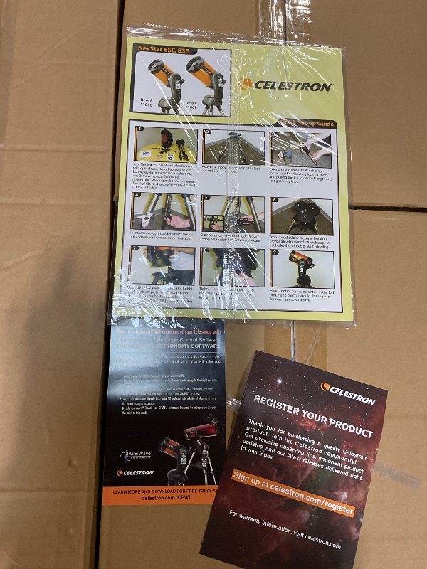 Photo 1 of ***FOR PARTS MISSING ASSEMBLY PIECES*** Celestron NexStar 8SE Computerized Telescope – 8-Inch Schmidt-Cassegrain Optical Tube – Fully Automated GoTo Mount with SkyAlign – Ideal for Beginners and Advanced Users – 40,000+ Object Database