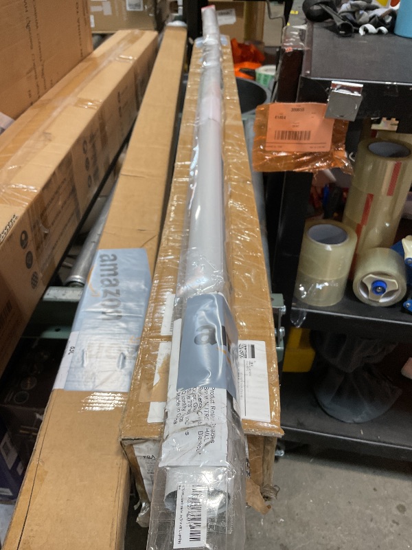 Photo 1 of ***MINOR DENT***NUTRO CHILL Roller Shades for Windows, RV Roller Shades Thermal Insulated Fabric Roller Window Blinds for Home, Hotel, Restaurant, Office (73" W x 68" L, Light Grey)