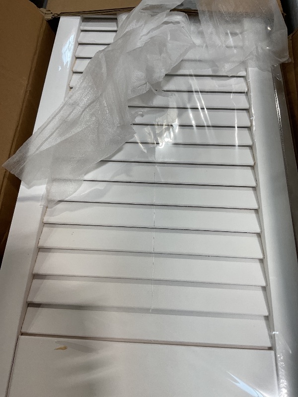 Photo 1 of ***MINOR SCRATCHES ***Kimberly Bay Closet Door, Bi-fold, Traditional Louver-Louver White (80x24)