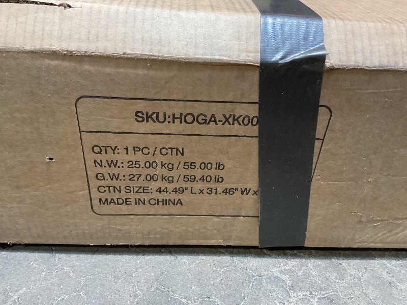 Photo 1 of *** POSSIBLY FOR PARTS/UNKNOWN DAMAGES /MISSING PIECES*** Tribesigns 63-inch Executive Desk, Large Office Computer Desk with Extra Thick Wooden Tabletop and Metal Frame, Modern Simple Workstation Writing Table Study Desk for Home Office, Vintage Brown