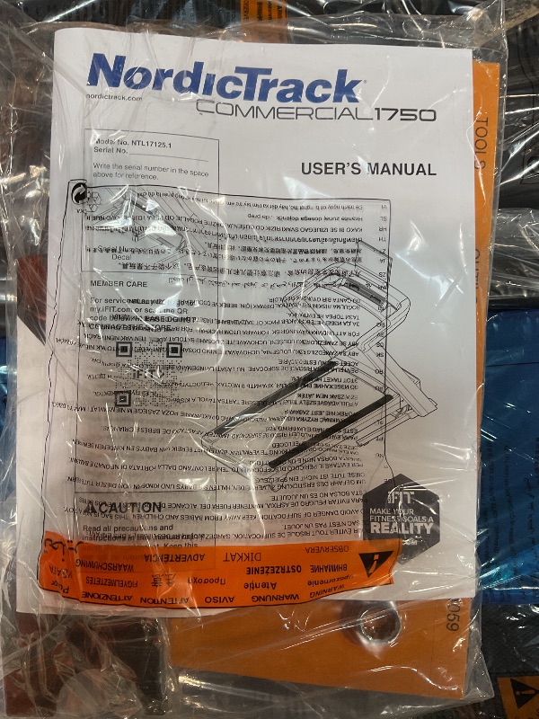 Photo 1 of NordicTrack Commercial 1750 Treadmill with iFIT