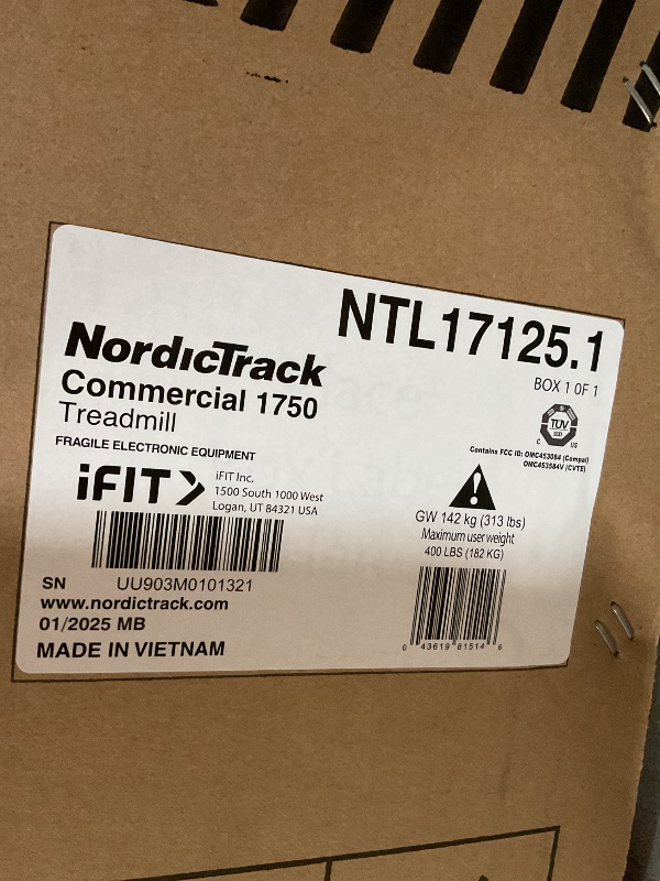 Photo 1 of NordicTrack Commercial 1750 Treadmill with iFIT