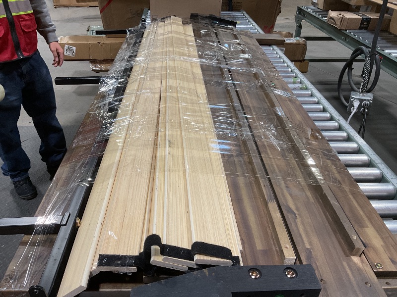 Photo 1 of ***MINOR DAMAGE ***Queen Bedframe. No hardware. Stock Photo for reference