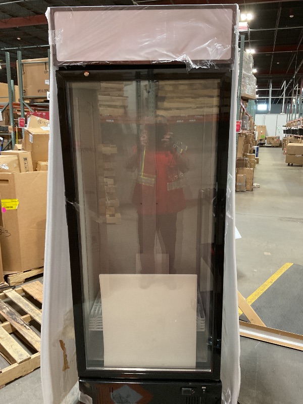 Photo 1 of ***MINOR DAMAGE / DENTS***BINGERMA Commercial Beverage Refrigerator 15 Cu.ft. with Glass Door Display Merchandiser Fridge ETL Drink Cooler for Bars, Restaurants, Convenience Stores, Supermarkets and Offices