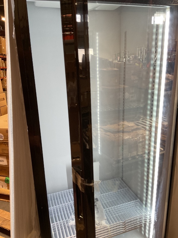 Photo 1 of ***MINOR DAMAGE / DENTS***BINGERMA Commercial Beverage Refrigerator 15 Cu.ft. with Glass Door Display Merchandiser Fridge ETL Drink Cooler for Bars, Restaurants, Convenience Stores, Supermarkets and Offices
