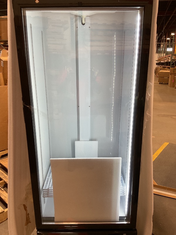 Photo 1 of ***MINOR DAMAGE / DENTS***BINGERMA Commercial Beverage Refrigerator 15 Cu.ft. with Glass Door Display Merchandiser Fridge ETL Drink Cooler for Bars, Restaurants, Convenience Stores, Supermarkets and Offices