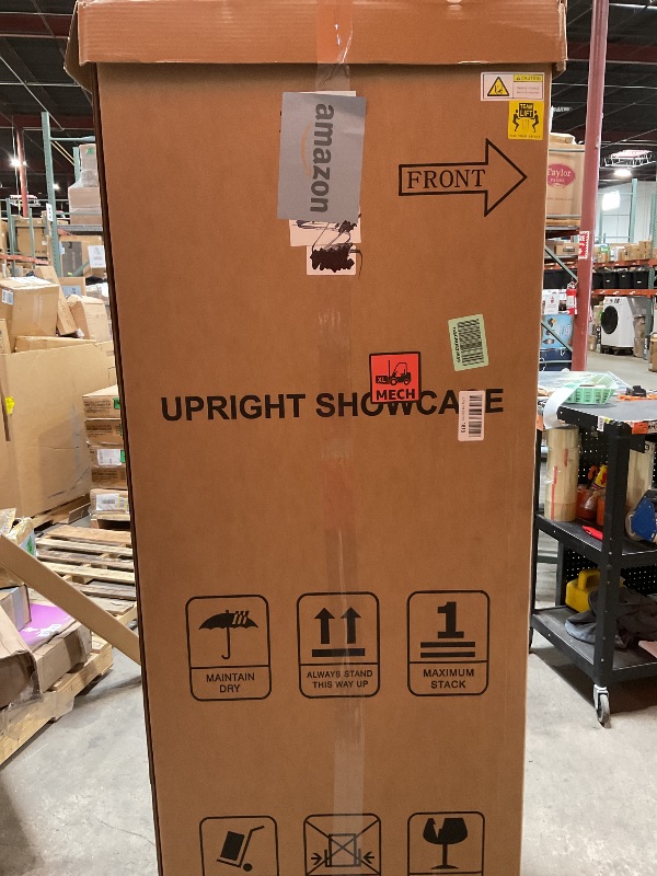 Photo 1 of ***MINOR DAMAGE / DENTS***BINGERMA Commercial Beverage Refrigerator 15 Cu.ft. with Glass Door Display Merchandiser Fridge ETL Drink Cooler for Bars, Restaurants, Convenience Stores, Supermarkets and Offices