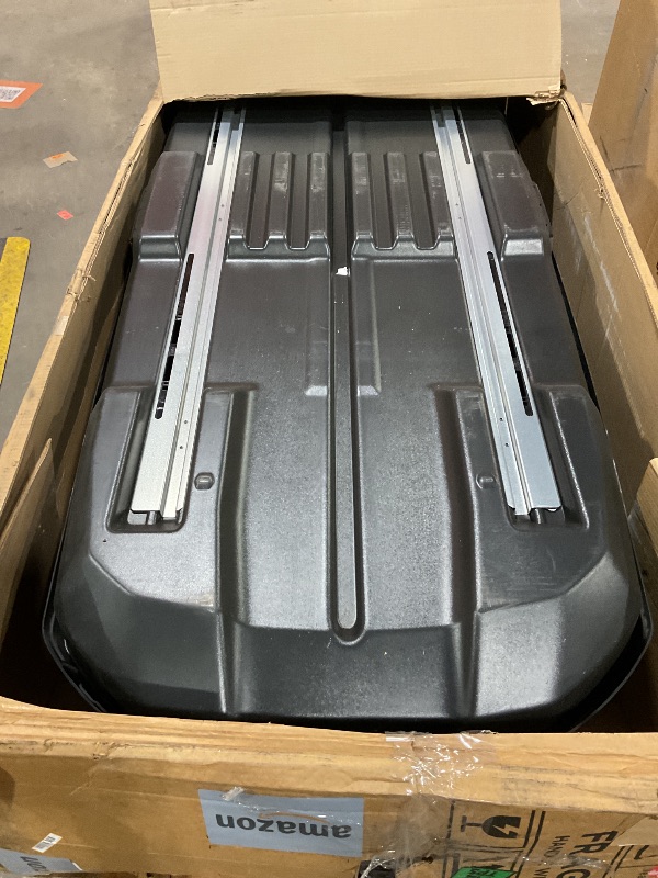 Photo 1 of ***USED, MINOR SCUFFS, MISSING KEY, UNABLE TO OPEN***Thule Force 3 - Size XL - 18 cu ft - Aerodynamic roof Mounted Box - Dual-Sided Opening with Locks - Tool-Free Install - Weatherproof Design - for SUVs, Trucks, Cars, EVs and More