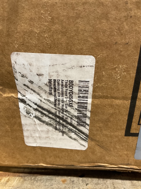 Photo 1 of ***USED, MINOR SCUFFS, MISSING KEY, UNABLE TO OPEN***Thule Force 3 - Size XL - 18 cu ft - Aerodynamic roof Mounted Box - Dual-Sided Opening with Locks - Tool-Free Install - Weatherproof Design - for SUVs, Trucks, Cars, EVs and More