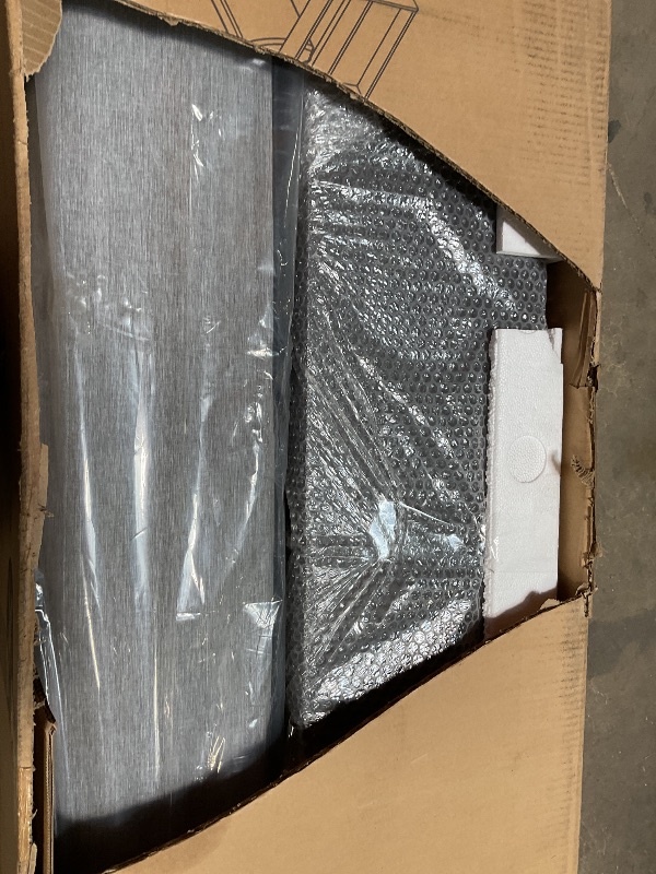 Photo 6 of Modway Tahoe Aluminum Modular Left-Facing Outdoor Patio Loveseat Gray with Weather-Resistant Cushions, Couch for Garden Backyard, Poolside