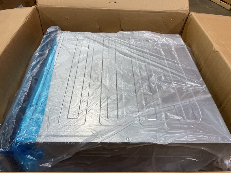 Photo 1 of ***MINOR DENT ON HANDLE***KoolMore Reserve 24 in. 1.2 cu. ft. Microwave Drawer with Electric Door Opening, 10 Power Levels, Sensor Cooking, Melt, Defrost, Bake, Roast, Broil, 1500 Watts, UL Certified in Black Stainless-Steel