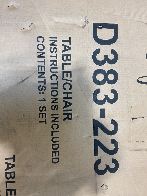 Photo 3 of Signature Design by Ashley Bridson 5 Piece Dining Room Set, Includes Table & 4 Ladderback Barstools, Wood, Gray