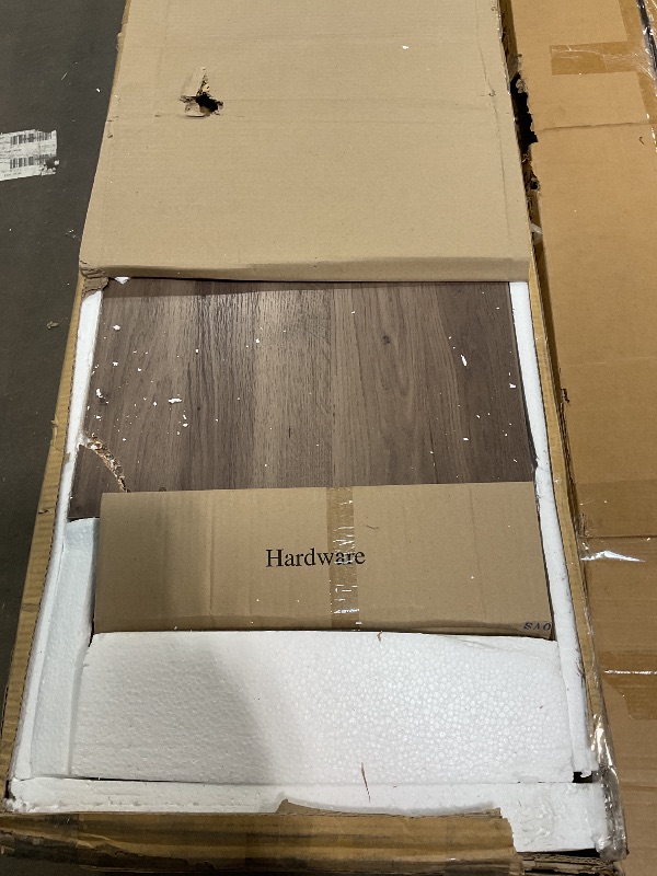 Photo 1 of ***HAS DAMAGE TO ONE CORNER / FUNCTIONALITY UNTESTED**** CSauder HomePlus Storage Cabinet/ pantry cabinets, Salt Oak finish