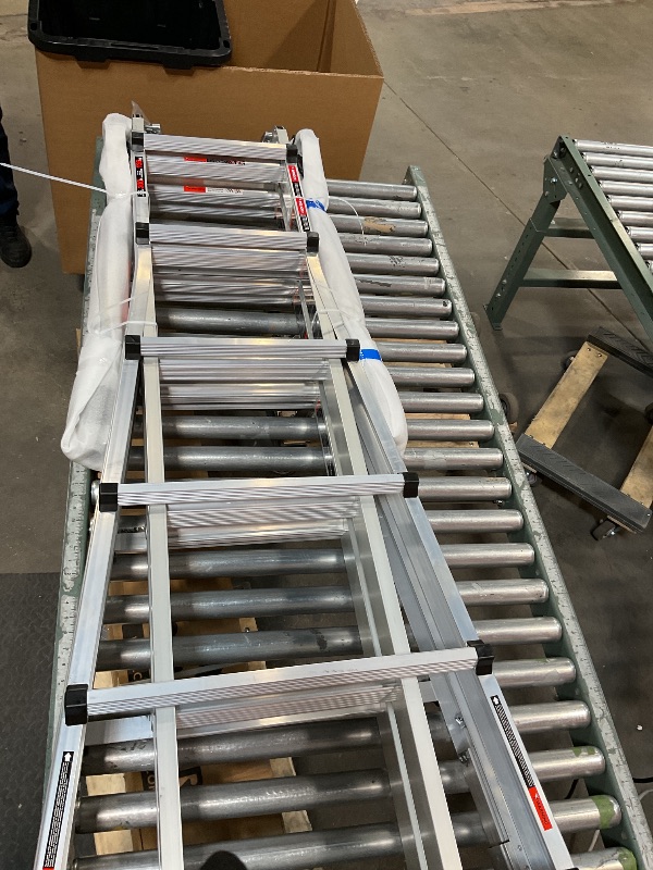 Photo 1 of ***FOR PARTS HAS DAMAGES *** Little Giant Ladders, Epic, M26, 26 ft, Multi-Position Ladder, Aluminum, Type 1A, 300 lbs weight rating, (16826-818)