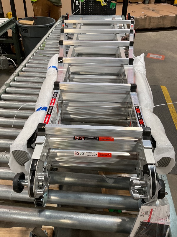 Photo 1 of ***FOR PARTS HAS DAMAGES *** Little Giant Ladders, Epic, M26, 26 ft, Multi-Position Ladder, Aluminum, Type 1A, 300 lbs weight rating, (16826-818)