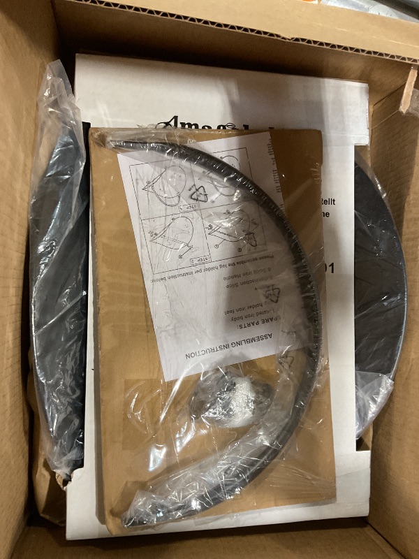 Photo 1 of AMAGABELI GARDEN & HOME Fireplace Log Holder Indoor Firewood Basket Holder Carrier Metal Wood Rack for Fire Wood Outdoor Storage Organizer