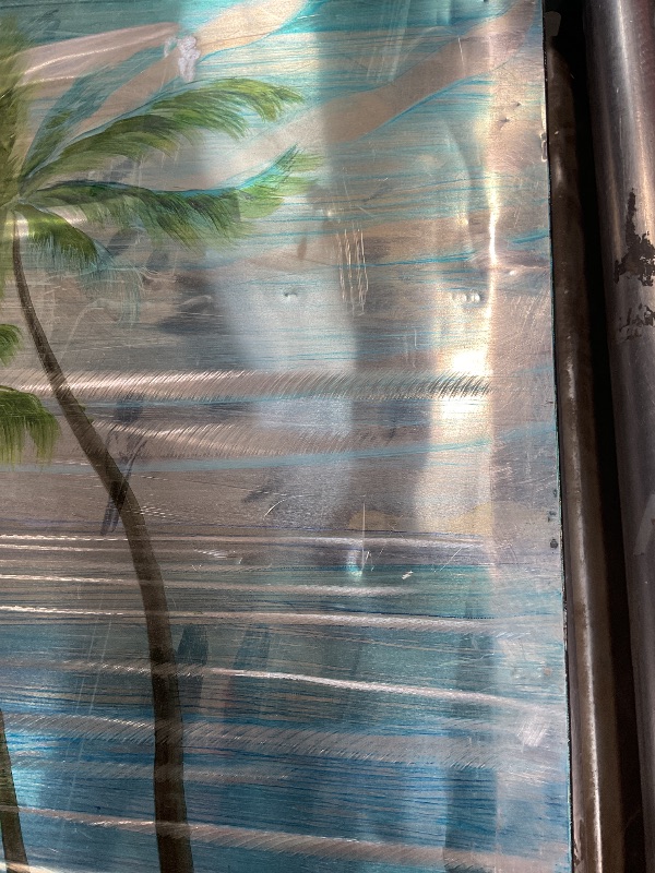 Photo 1 of ***MAJOR DINKS AND DENTS***Deco 79 85930 Aluminum Canvas Art