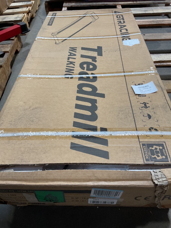 Photo 1 of * PARTS ONLY* 
GTRACING Walking Pad with Incline, Under Desk Treadmill for Home, Portable Treadmill with Remote Control LED Display, 2.5 HP Quiet Walking Pad with APP Shock Absorption Design, 300 Lbs Capacity White