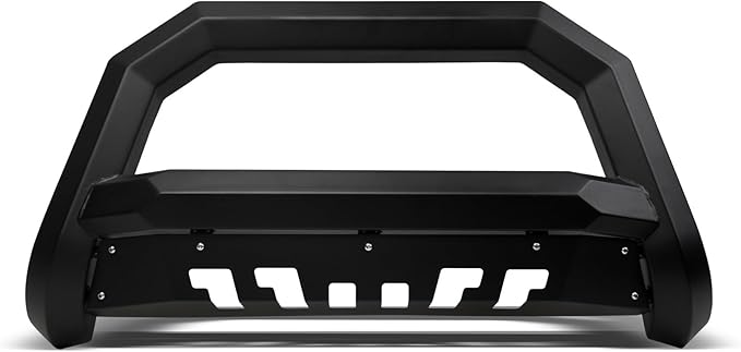 Photo 1 of ***USED, UNKNOWN MISSING HARDWARE, SEE PHOTO FOR REFERENCE ***Bull Bar Compatible with 2019-2021 Chevy Silverado/GMC Sierra 1500|8719923|Matte Black|Front Bumper Guard|Bull Guard