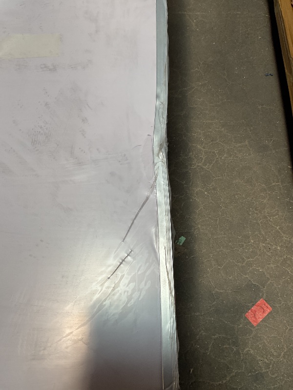 Photo 1 of ***MINOR DENT***VIZ-PRO Large Cork Bulletin Board, 96 X 48 Inches, Wall-Mounted Corkboard with Silver Aluminium Frame for School, Office, and Home 8' X 4'