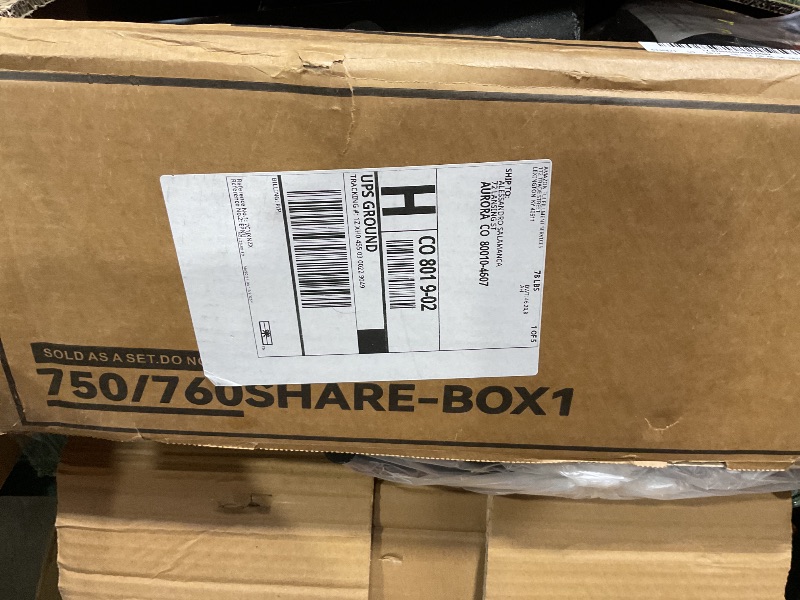 Photo 1 of ***PARTIAL SET, BOX 1 and 2 ONLY***Fitvids Multifunctional Home Gym Equipment with 122.5 lbs Weight Stack